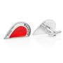 Red L'Amour Heart Stamp Cufflinks