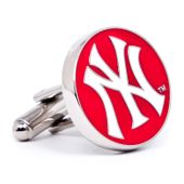 Red New York Yankees Cufflinks