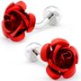 Red Rose Cufflinks