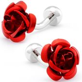 Red Rose Cufflinks