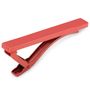 Red Stainless Steel Tie Clip-CLI-OB-RED-TC