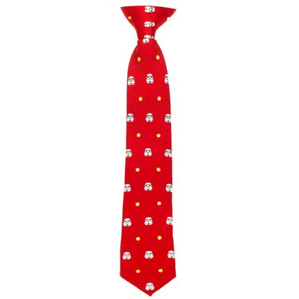 Red Trooper Dot Boys' Tie