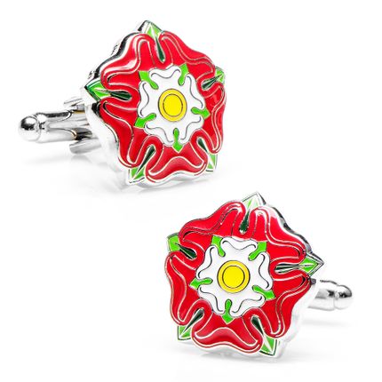 Red Tudor Rose Cufflinks