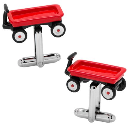 Red Wagon Cufflinks