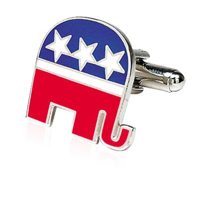 Republican Elephant Cufflinks