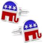 Republican Elephant Political Cufflinks