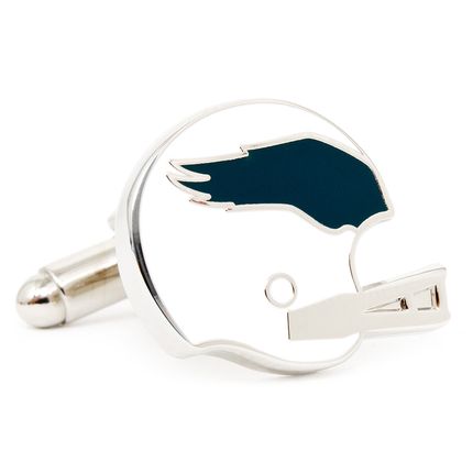 Retro Philadelphia Eagles Helmet Cufflinks