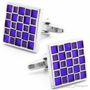 Retro Purple Cufflinks