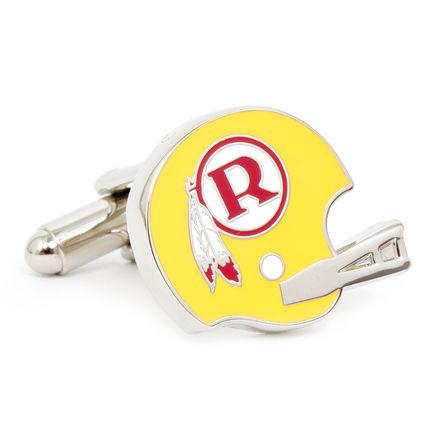 Retro Washington Redskins Helmet Cufflinks
