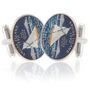 Rhode Islander Quarter Coin Cuff Links