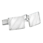 Rhodium Plated Cufflink