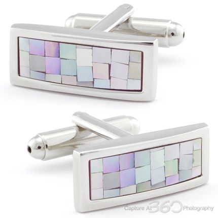 Rocky Pink Road Cufflinks