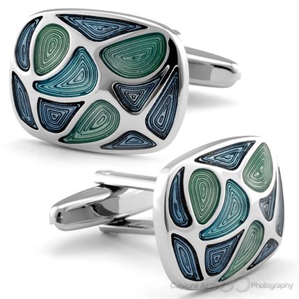 Romace in Blue Cufflinks
