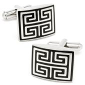 Roman Mosaic Maze Cufflinks