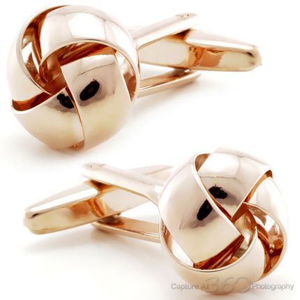 Rose Gold Avenue Cufflinks