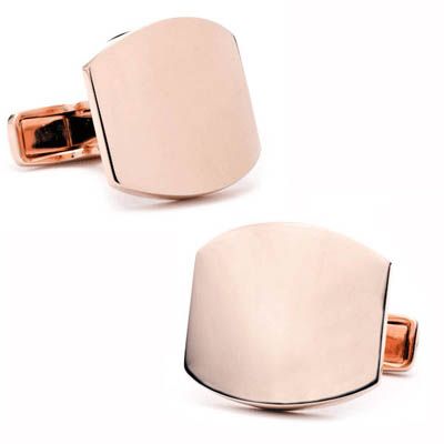 Rose Gold Classic Cufflinks