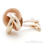 Rose Gold English Knots Cufflinks