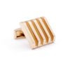 Rose Gold Square Stripe Cufflinks