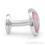 Rose Plaid Cufflinks
