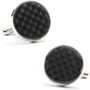 Round Carbon Fiber Cufflinks