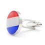 Round French Flag Cufflinks