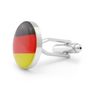 Round German Flag Cufflinks