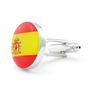 Round Spain Flag Cufflinks