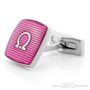 Sacred Pink Square Cufflinks