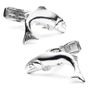 Salmon Cufflinks Tie Bar Set