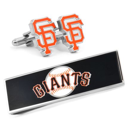 San Francisco Giants Cufflinks And Money Clip Gift Set