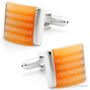 Sandy Orange Beach Cufflinks