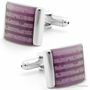 Sandy Purple Beach Cufflinks
