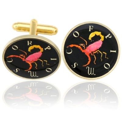 Scorpio-The Scorpion Coin Cufflinks