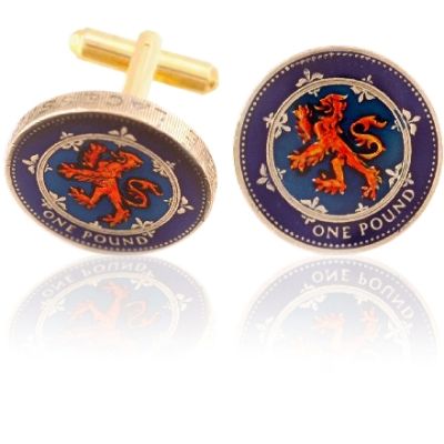 Scotland Pound Coin Cuff Links