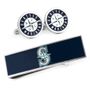Seattle Mariners Cufflinks And Money Clip Gift Set