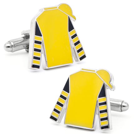 Seattle Slew Jockey Cufflinks