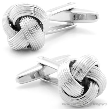 Silver 5th Ave Sphere Cufflinks