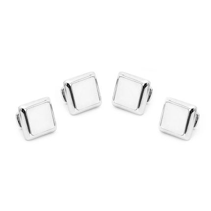 Silver and MOP JFK Presidential Studs