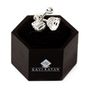 Silver Baseball Glove Cufflinks