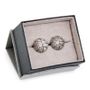 Silver Basketball Cufflinks