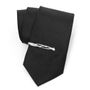 Silver Bent Blades Tie Clip