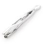 Silver Bent Blades Tie Clip