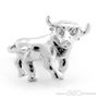 Silver Bull Cufflinks