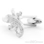 Silver Crocodile Cufflinks