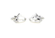 Silver DC Superman Cufflinks