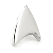 Silver Delta Shield Lapel Pin