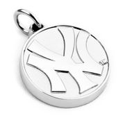 Silver Edition Yankees Pendant Charm