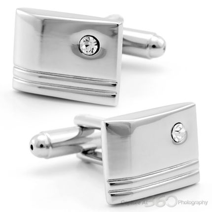 Silver Envelope Eye Cufflinks