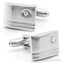 Silver Envelope Eye Cufflinks