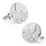 Silver Fleur Di Lis Cufflinks